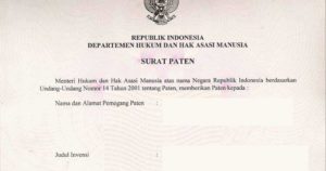 Contoh Hak Paten Sederhana