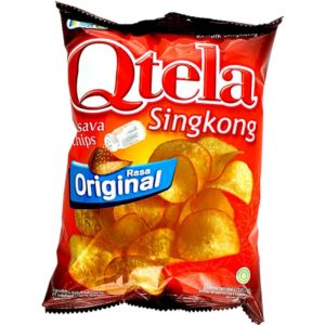 Contoh label makanan ringan dan keripik singkong